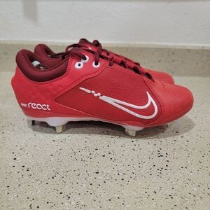 Nike React Hyperdiamond 4 Elite Softball Cleats CZ5917-616 Red Women's Size 7.5